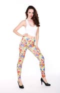Miniatyrbild 4 av 4: Blommiga Leggings