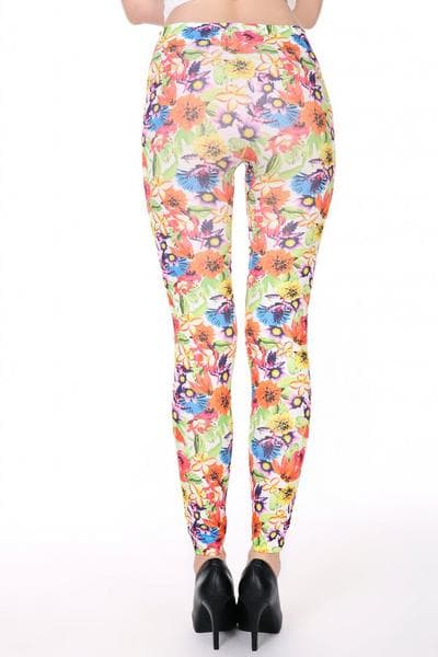 Blommiga Leggings