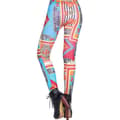 Miniatyrbild 4 av 4: Färgglada mönstrade leggings
