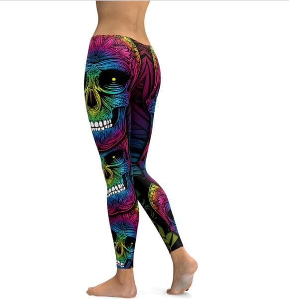 Dödskalle leggings
