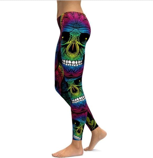 Dödskalle leggings