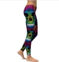 Miniatyrbild 9 av 11: Dödskalle leggings