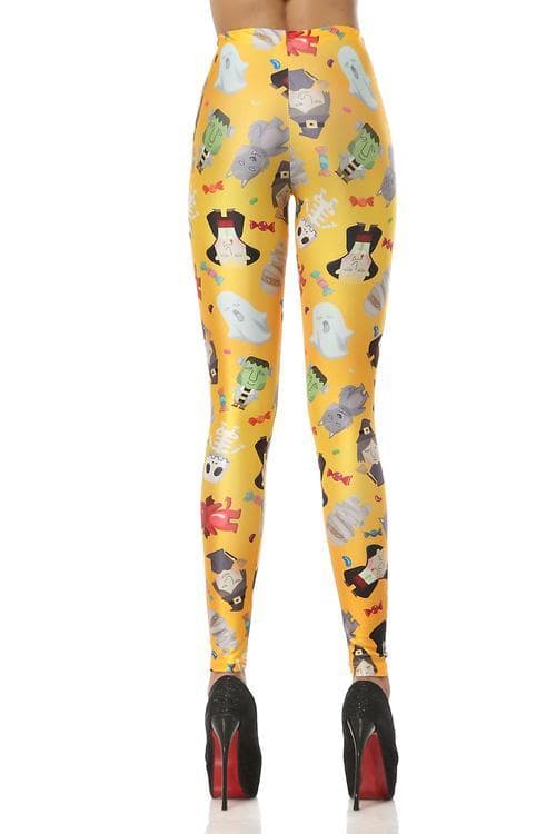 Leggings med Cartoon Figurer