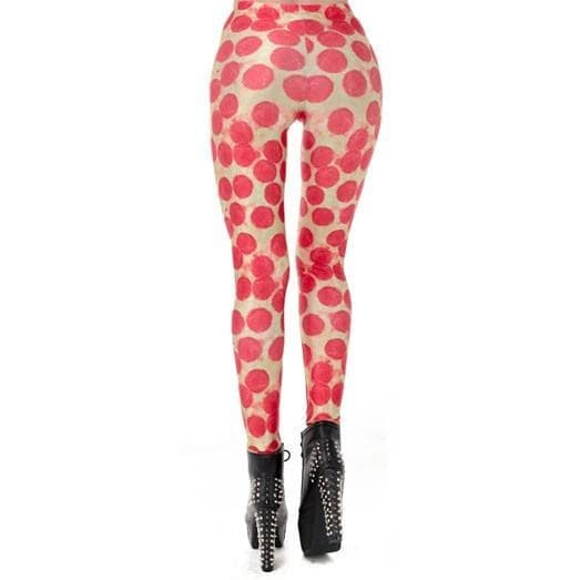Röda Prickar Leggings