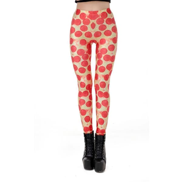 Röda Prickar Leggings