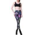 Miniatyrbild 6 av 11: Dödskalle med Hörlurar Leggings