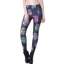 Miniatyrbild 1 av 11: Dödskalle med Hörlurar Leggings