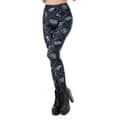 Miniatyrbild 5 av 11: Svarta Leggings med Tempeldjur