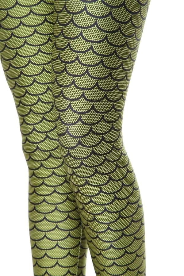 Svarta leggings med färgglada carton bullets