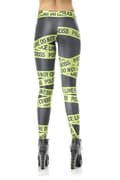 Miniatyrbild 4 av 10: Grön Police Line Leggings
