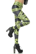 Miniatyrbild 2 av 10: Grön Police Line Leggings