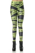 Miniatyrbild 1 av 10: Grön Police Line Leggings