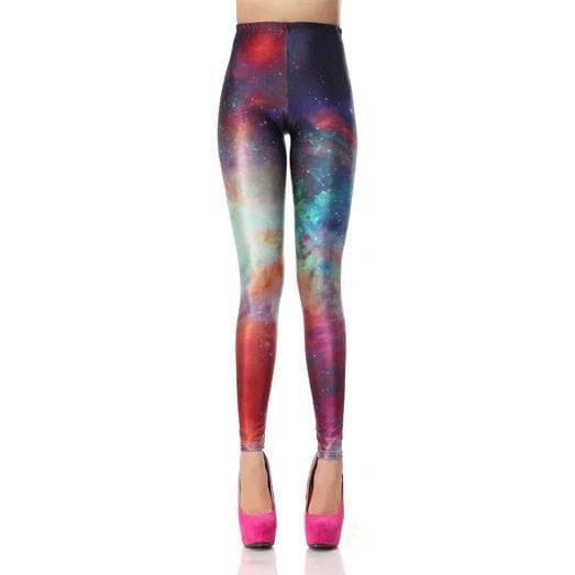 Space Universum Galaxy Leggings multifärg S