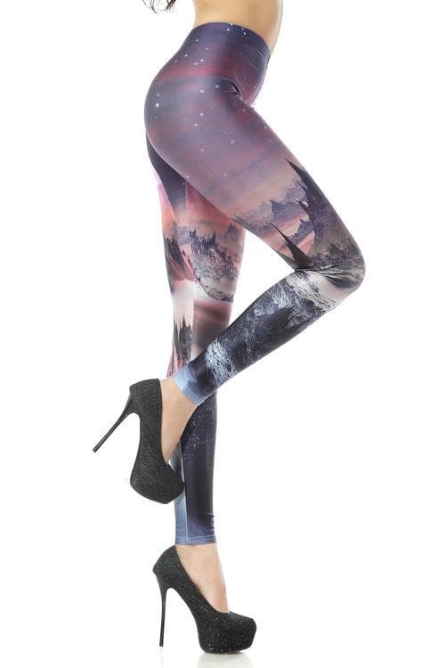 Naturmönstrade Leggings