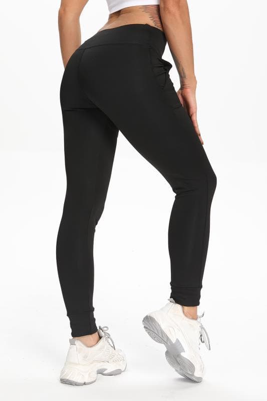 Svarta Leggings med fickor
