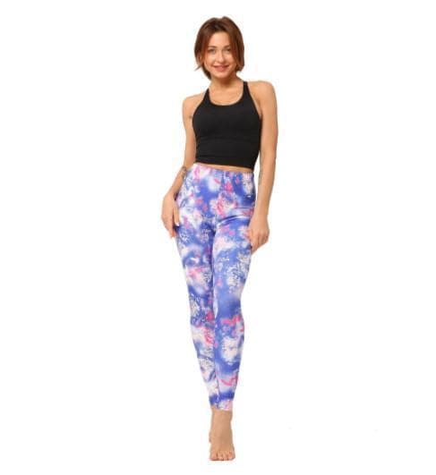 Färgglada mönstrade Leggings