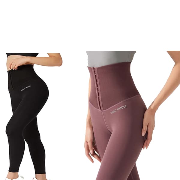 Bekväma Sport Yoga Leggings Hög Midja