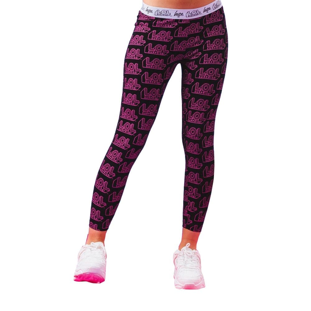 Hype Leggings med logotyp LOL Surprise för flickor