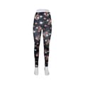 Miniatyrbild 1 av 4: Svarta Leggings med Blommor