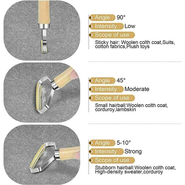 LINT Remover Shaver Cleaner Reusable Fuzz Clothes Fabrics Brush