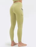 Miniatyrbild 6 av 11: Leggings med Hög Midja och Fickor Grön Blågrå Svart