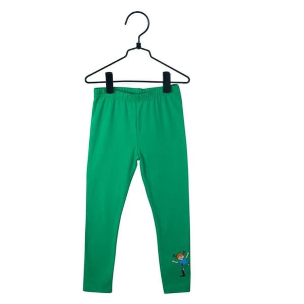 Pippi Langstrømpe leggings grøn