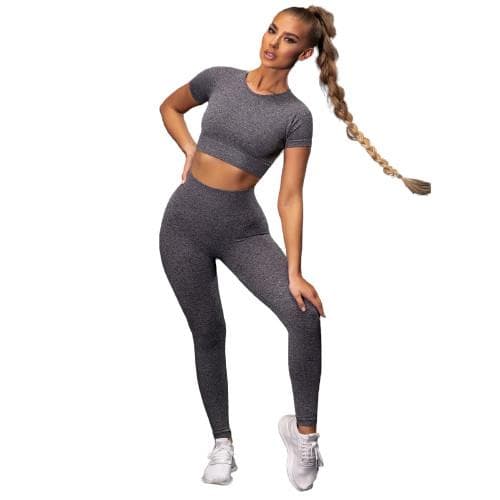 Grön Leggings med hög midja