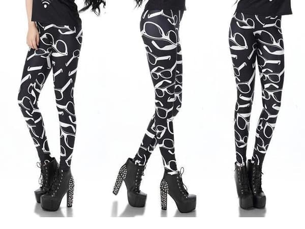 Svarta Spion Leggings