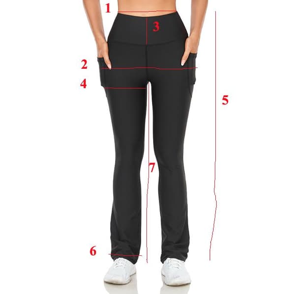 Svarta Leggings Med 2 Fickor