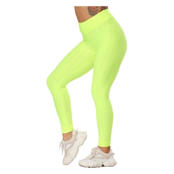 Gula TiktokTights Leggings med mönster Tie Dye Leggings
