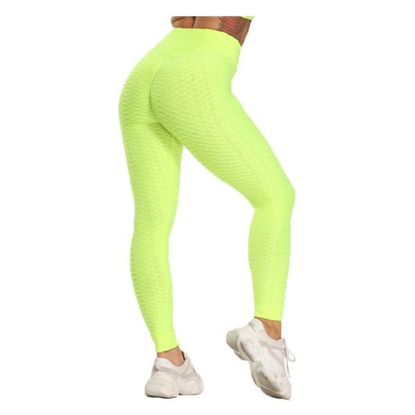 Gula TiktokTights Leggings med mönster Tie Dye Leggings