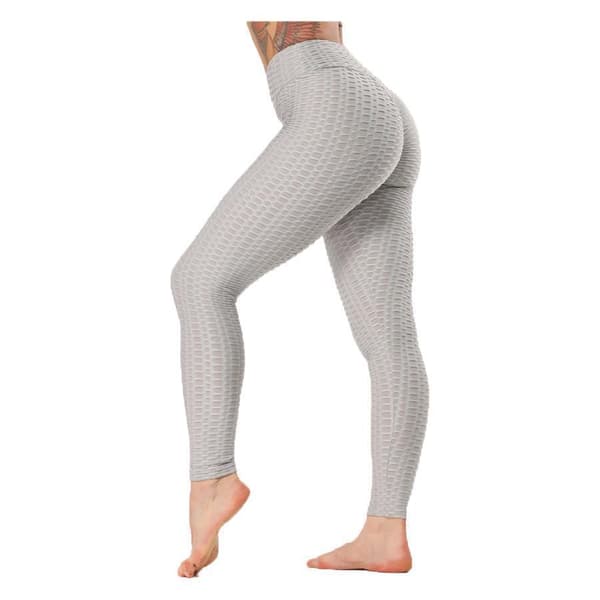 Grå Tiktok Tights Leggings med mönster Tie Dye Leggings grå XL