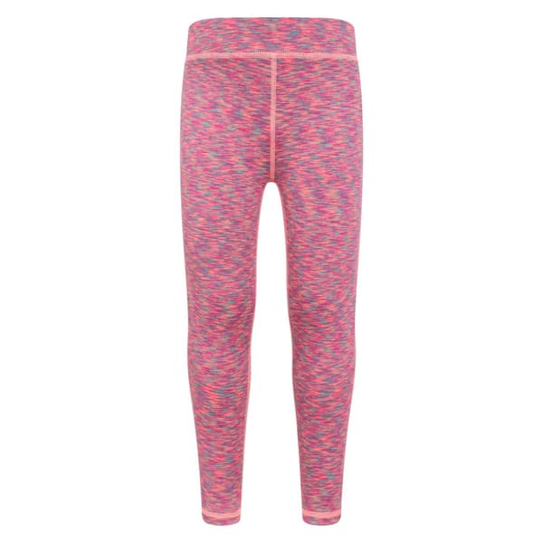 Mountain Warehouse Girls Kayleigh II Space Dye Leggings Orange 7-8 Years
