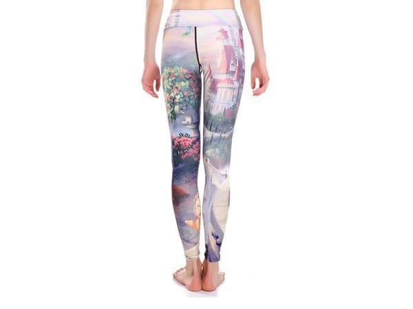 Träningstights Skönheten och Odjuret Leggings
