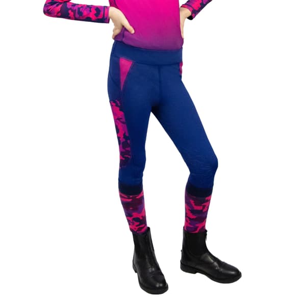 Hy Childrens/Kids DynaForce Horse Riding Tights