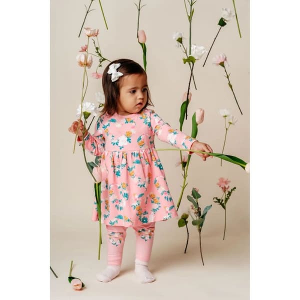 Mumin, Hjärtevän-leggings baby rosa