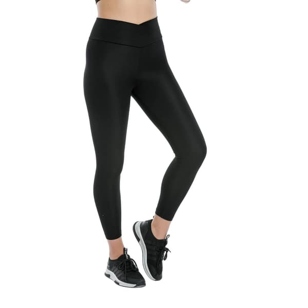Lookus Leggings för dam/kvinnor med korsad front