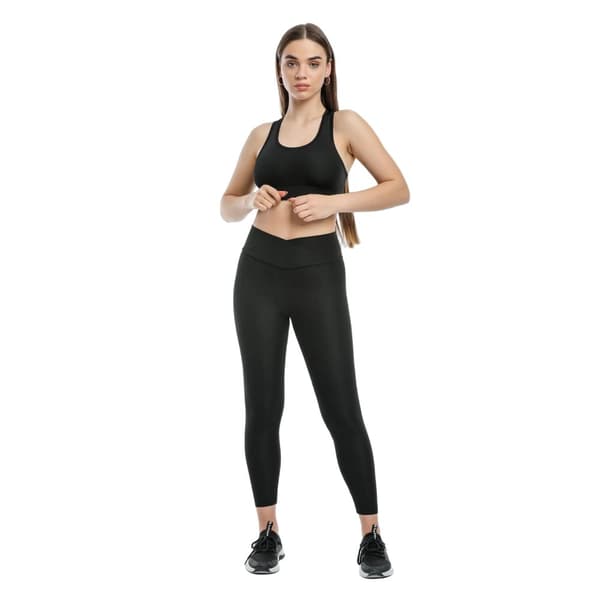Lookus Leggings för dam/kvinnor med korsad front