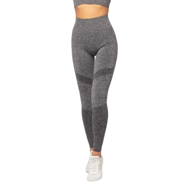 Carpatree Womens/Ladies Vibe Melange Seamless Leggings Grey XS