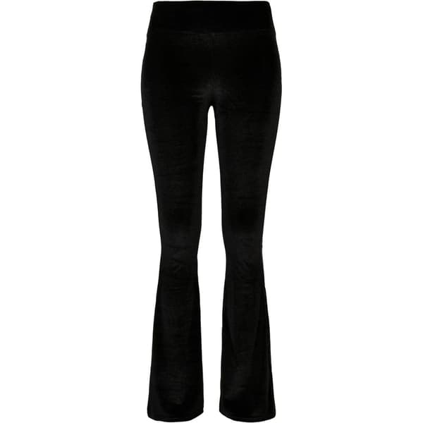 Urban Classics Womens/Ladies Velvet High Waist Bootcut Leggings Black 5XL
