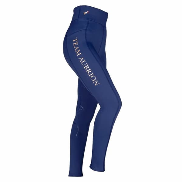 Aubrion Girls Team Winter Horse Riding Tights