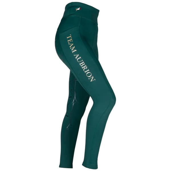 Aubrion Girls Team Winter Horse Riding Tights