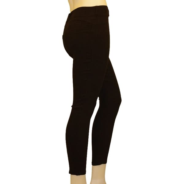 Svarta Stretchiga Slim Leggings som formar rumpan