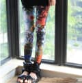 Miniatyrbild 3 av 6: Tattoo Mönstrade Leggings Mjuka Stretch