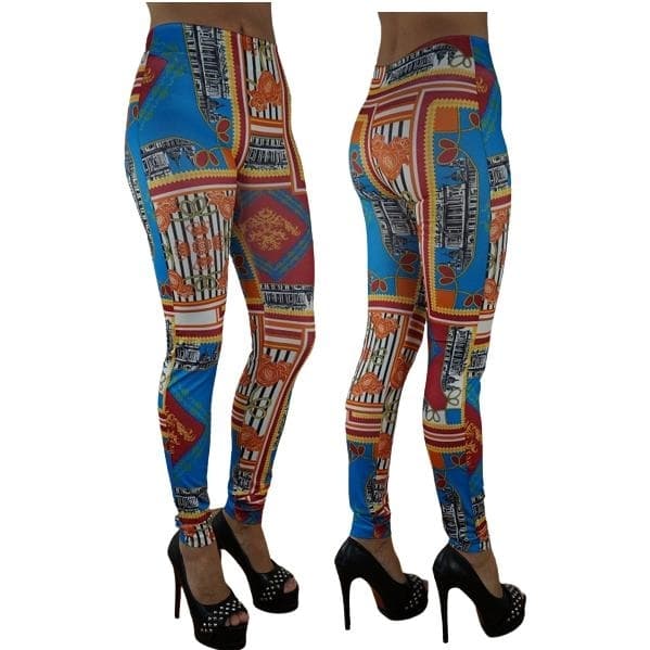 Sömlösa Mönstrade Leggings 3-pack
