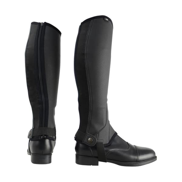 HyLAND Barn/Kids Synthetic Combi Leather Half Chaps