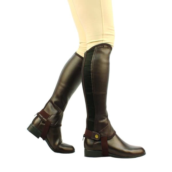 Saxon Unisex Equileather Half Chaps