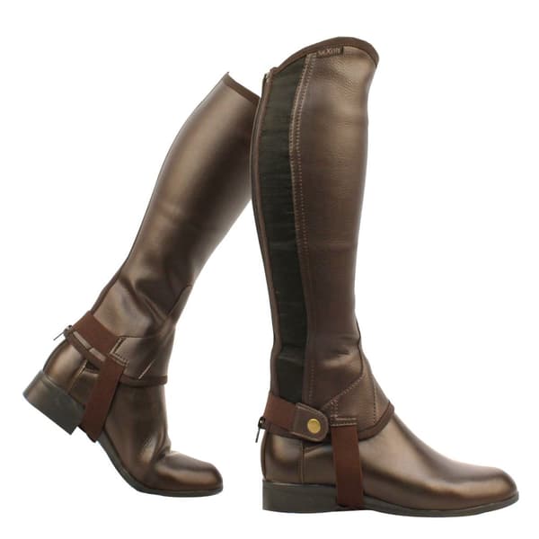 Saxon Unisex Equileather Half Chaps