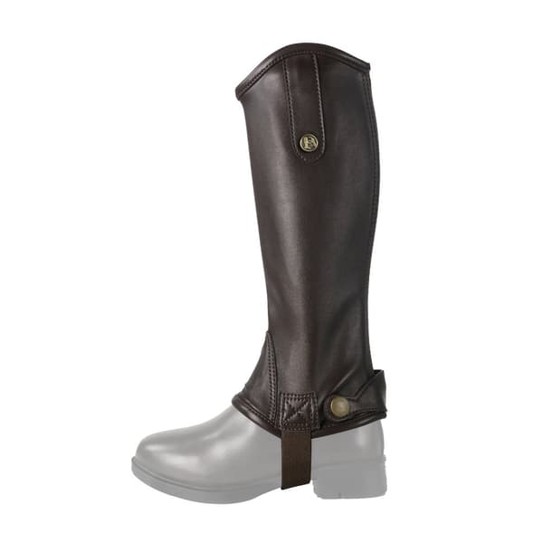 Brogini Unisex Barn Läder Treviso Piccino Gaiters Brown Age 8