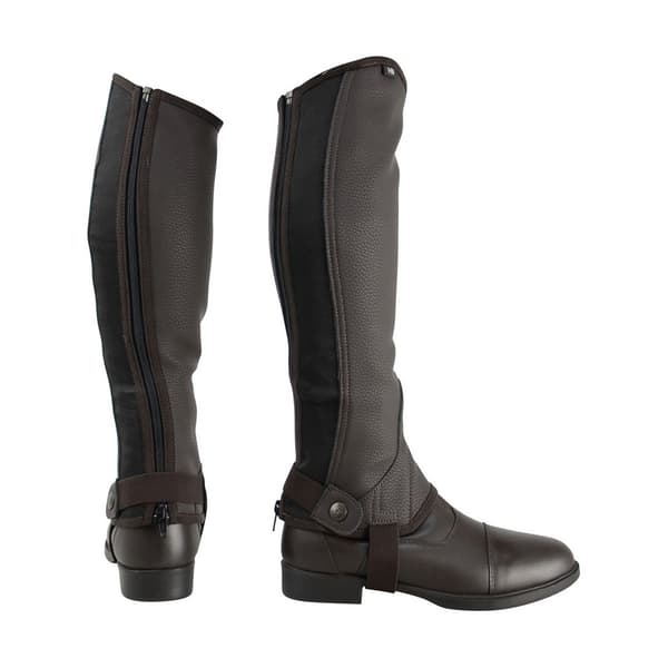HyLAND Vuxna Synthetic Combi Leather Half Chaps